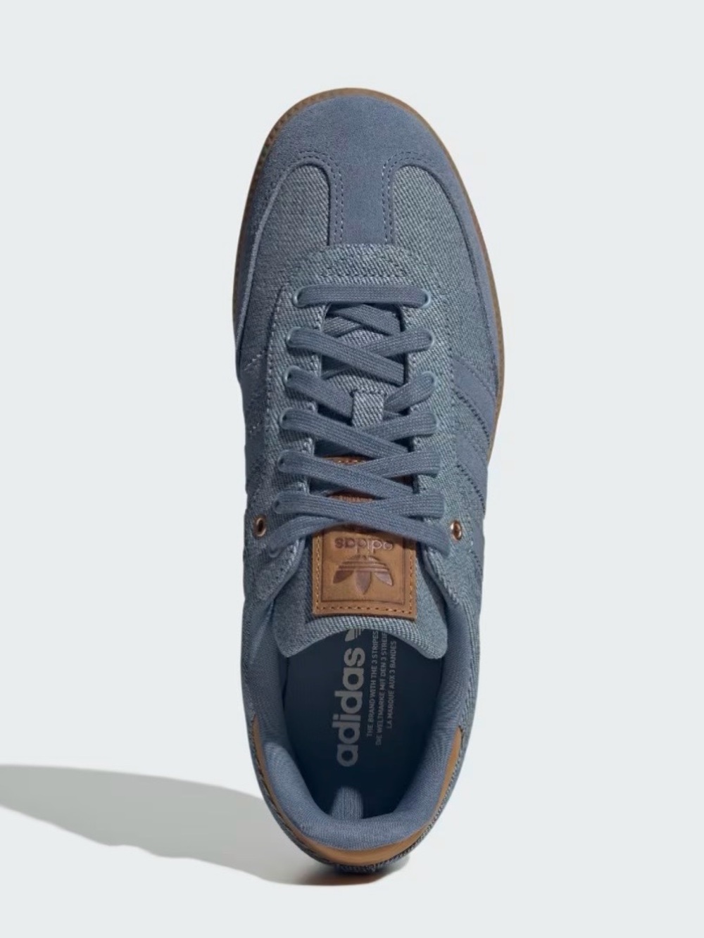 Adidas (UNISEX) Blue Denim /Tan Suede Classic Samba‼️